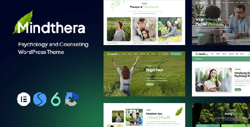 Mindthera  Psychology and Counseling WordPress Theme