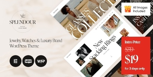 Splendour  Jewelry &amp; Watches WordPress Theme