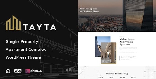 Tayta  Single Property &amp; Apartment Complex Theme