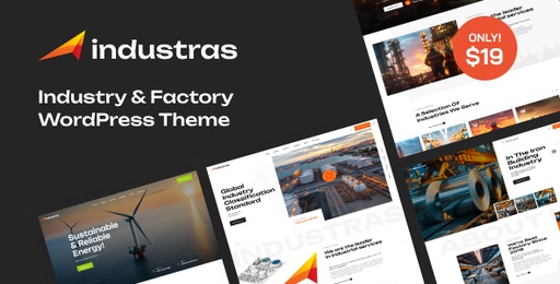 Industras  Industry &amp; Factory WordPress Theme