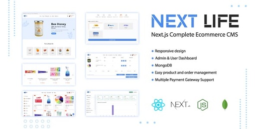 NextLife  Next.js Ecommerce CMS