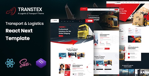 Transtex  Transport &amp; Logistics React Template