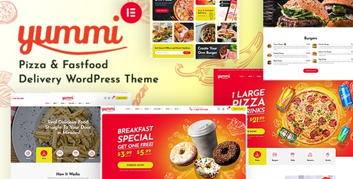Yummi  Fast Food Restaurant WordPress Theme