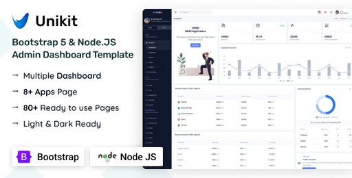 Unikit  Bootstrap &amp; Node Admin Dashboard Template