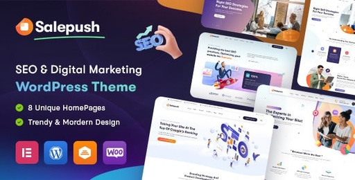 Salepush  SEO &amp; Digital Marketing WordPress Theme