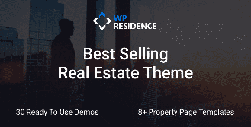 Residence Real Estate WordPress Theme +purchase code