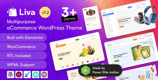 Liva  Multipurpose eCommerce WordPress Theme