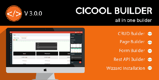 Cicool  Page, Form, Rest API and CRUD Generator