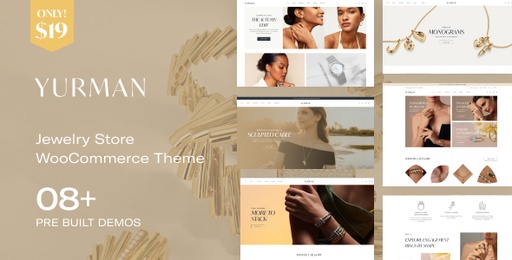 Yurman  Jewelry Store WooCommerce Theme