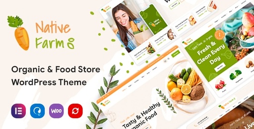 NativeFarm  Organic &amp; Healthy Food WordPress Theme