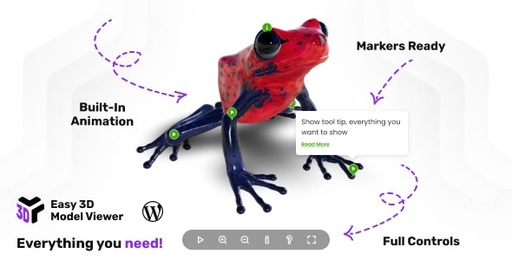 Easy 3D Model Viewer WordPress &amp; WooCommerce Plugin