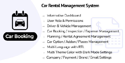 Car Booking SaaS : Car Rental Management System