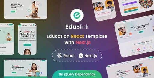EduBlink  Online Learning React Education Template