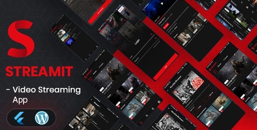 Streamit  Flutter Full App For Video Streaming With Wordpress Backend