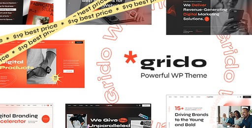 Grido  Creative Multipurpose WordPress Theme