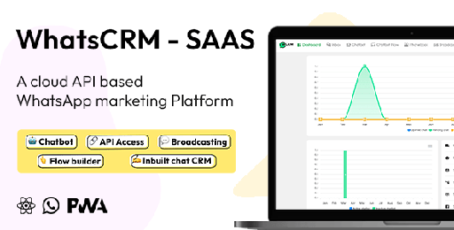 WhatsCRM  Chatbot, Flow Builder, API Access, WhatsApp CRM SAAS System