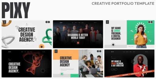 Pixy  Creative portfolio template