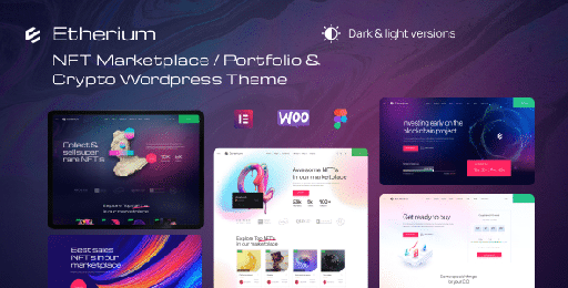 Etherium | NFT Marketplace &amp; Crypto Wordpress Theme