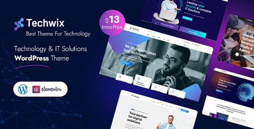 Techwix  Technology &amp; IT Solutions WordPress Theme