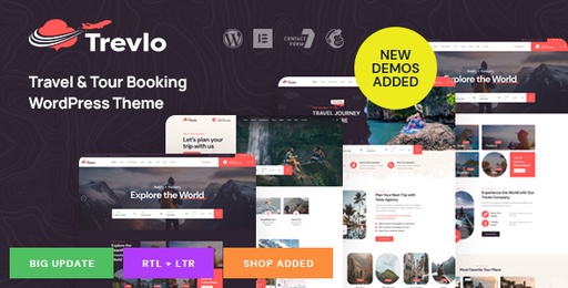 Trevlo  Travel &amp; Tour WordPress Theme