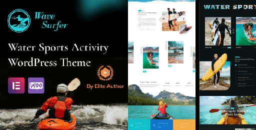 WaveSurfer  Surfing and Water Sports Theme