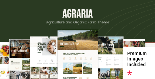 Agraria  Agriculture and Organic Farm Theme