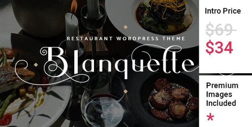 Blanquette  Restaurant WordPress Theme