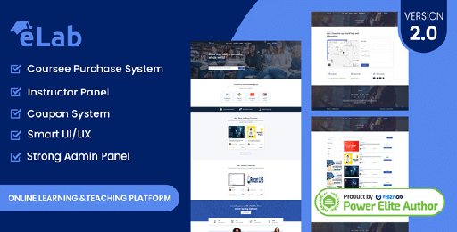eLab  Online Learning And Teaching Platform