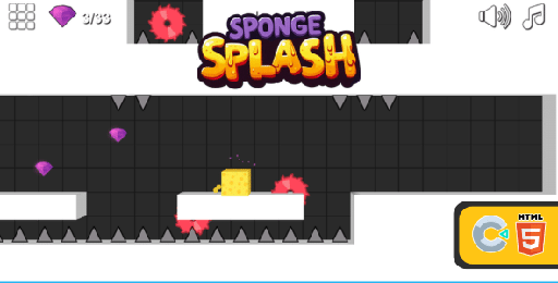Sponge Splash  HTML5 Game (C3p)