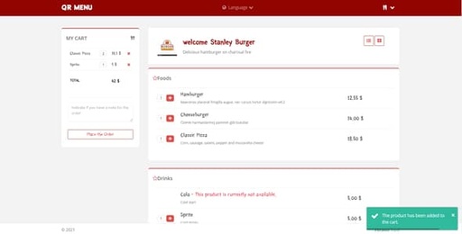 QR Menu  QR Menu Maker for Multi/Single Restaurant &amp; Contactless ordering &amp; For Mobile and Web