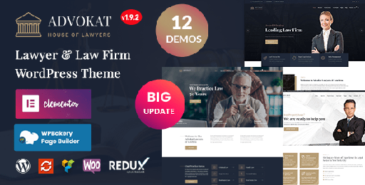 Advokat  Lawyer &amp; Law Firm WordPress Theme