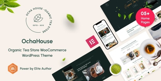 OchaHouse  Organic Tea Store WooCommerce WordPress Theme