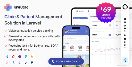 KiviCare  Complete Clinic Management System | Laravel &amp; Flutter