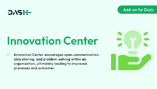 Innovation Center  Dash SaaS Add-on