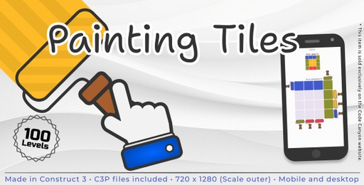 Tile painting  HTML5 Puzzle game