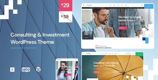 Consultum | Consulting &amp; Investments WordPress Theme