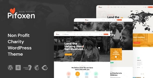 Pifoxen  Nonprofit Charity WordPress Theme