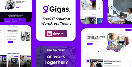 Gigas  SaaS WordPress Theme
