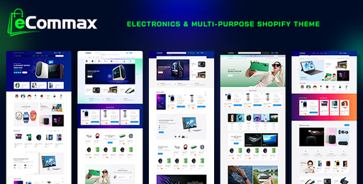Ecommax  Electronics &amp; Multi-Purpose Shopify Theme