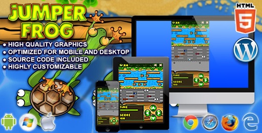Jumper Frog  HTML5 Game