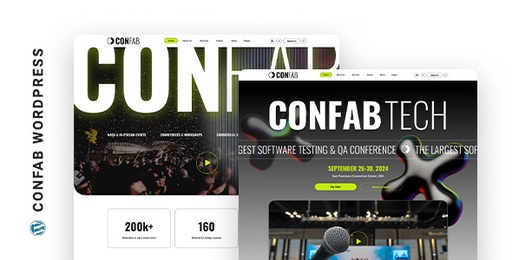Confab  Event Agency WordPress Theme
