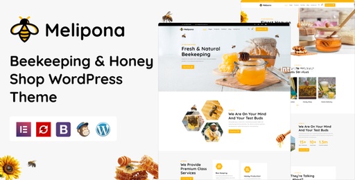 Melipona  Beekeeping and Honey Shop WordPress Theme