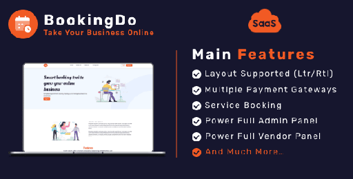 BookingDo SaaS  Multi Business Appointment, Service Booking SaaS