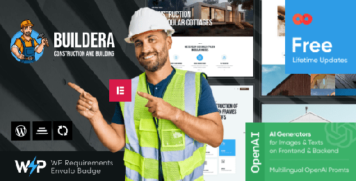 Buildera  Construction &amp; Building WordPress Theme