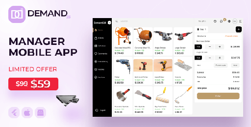 On-Demand24 POS + Order &amp; Service Management (IOS, Android, Desktop)
