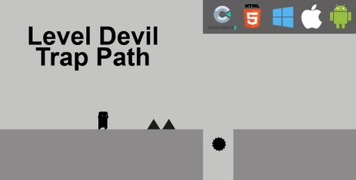 Level Devil : Trap Path  HTML5 Game (.C3p)