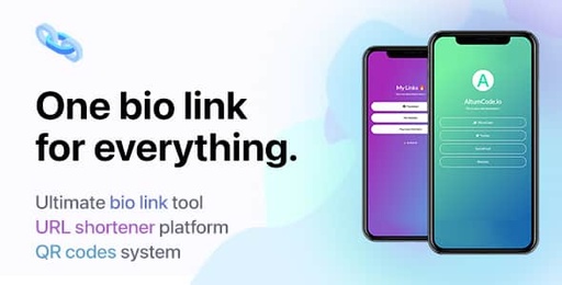 66biolinks  Bio Links, URL Shortener &amp; QR Codes Generator (SAAS)