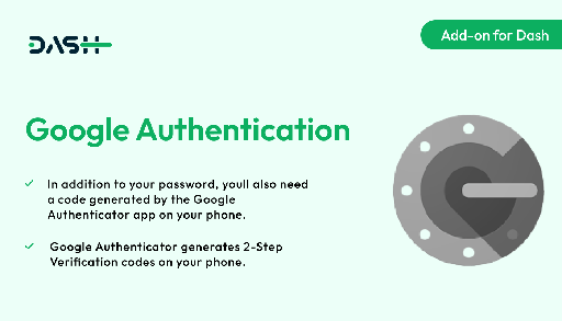 Google Authentication  Dash SaaS Add-on