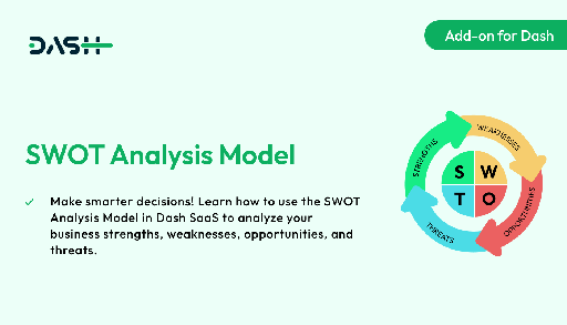 SWOT Analysis Model  Dash SaaS Add-on