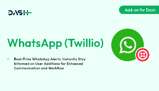 WhatsApp (Twilio)  Dash SaaS Add-on